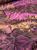 copper/fuchsia flowers - softly flowing jacquard