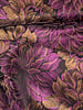 copper/fuchsia flowers - softly flowing jacquard