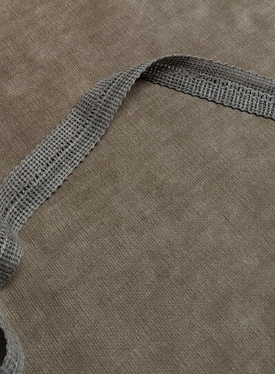 taupe - velor fleece - double face