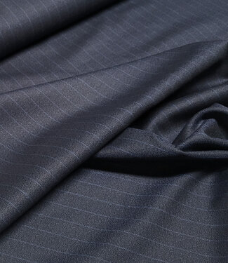 Navy blue with cobalt pine stripe - woven bamboo blend - very soft fabric and no wrinkles