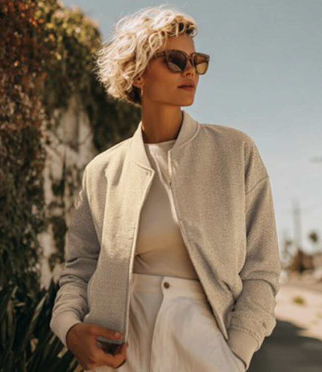 taupe - velours fleece - double face