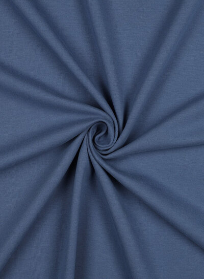 indigo blauw  - zachte sweater GOTS