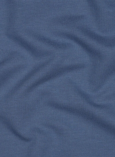 indigo blauw  - zachte sweater GOTS