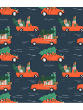 Holiday Haulin Hounds - Merry Pawmas - cotton