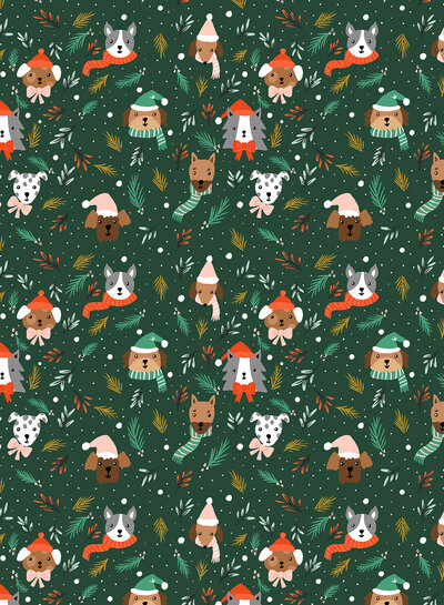 Barkmas Tree - Merry Pawmas - cotton