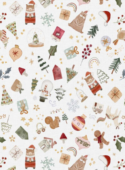 Christmas - double gauze / tetra