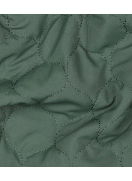 balsam green - waves - matelasse fabric - double face