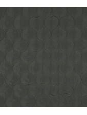 dark green - waves - quilted fabric - double face