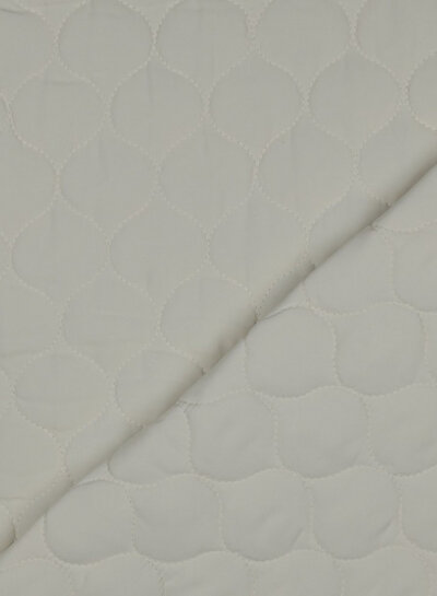 off-white - waves - quilted fabric - double face
