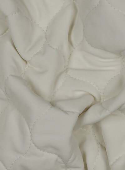 off-white - waves - quilted fabric - double face