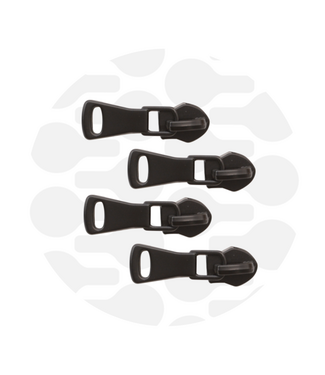 ZipperZoo Ritstrekker #5 - All-Round - electro black - verpakt per 4
