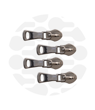 ZipperZoo Ritstrekker #5 - All-round - gun metal - verpakt per 4