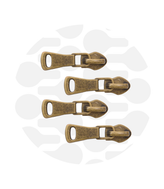 ZipperZoo ritstrekker #5 - All-Round - brons - verpakt per 4