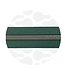 ZipperZoo Vintage green - spiraalrits 1 meter  #5 zilver