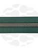 ZipperZoo Vintage green - spiral zipper 1 meter #5 silver