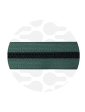 ZipperZoo Vintage green - spiraalrits 1 meter  #5 zwart