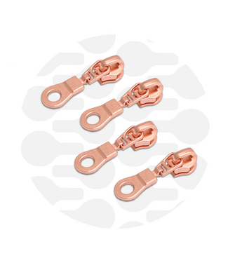 ZipperZoo zipper pull #5 - donut - rose gold packed per 4