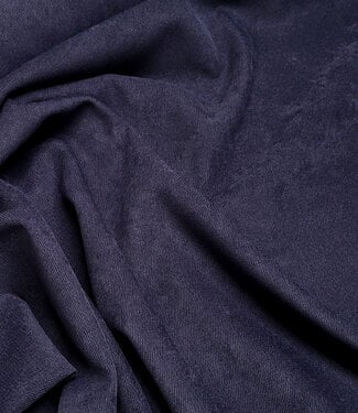 A la Ville navy blue - beautiful velvet with twill binding