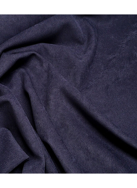 A la Ville navy blue - beautiful velvet with twill binding