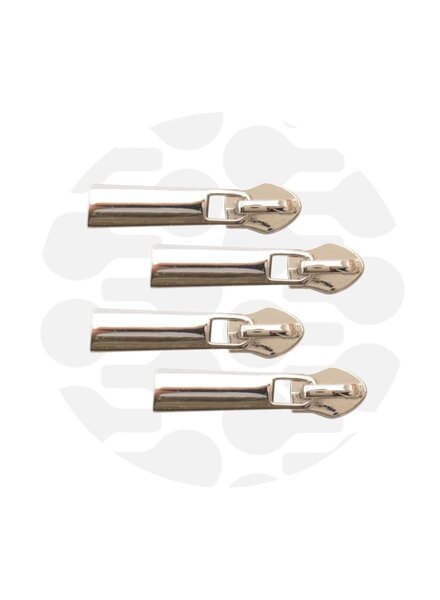 ZipperZoo Zipper Puller #5 - Classic - nickel packed per 3