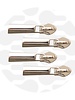 ZipperZoo Zipper Puller #5 - Classic - nickel packed per 3