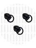 ZipperZoo Ritstrekker #5 - ring 10mm - Electro black verpakt per 3