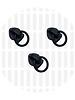 ZipperZoo Zipper puller #5 - ring - Electro black packed per 3
