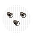 ZipperZoo Zipper puller #5 - ring - Gun metal packed per 3