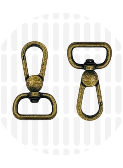 ZipperZoo carabiner premium - 19 mm - BRONZE - 2-pack