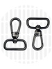 ZipperZoo carabiner premium - 25 mm - gun metal - 2-pack