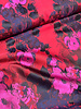 Roses rood - geweven jacquard