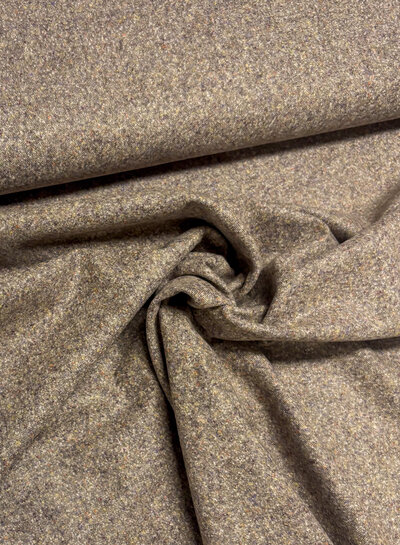 A la Ville Tweed pinkish brown - beautiful wool blend for trousers, among other things