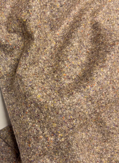 A la Ville Tweed rozig bruin - prachtige wol blend voor oa broeken