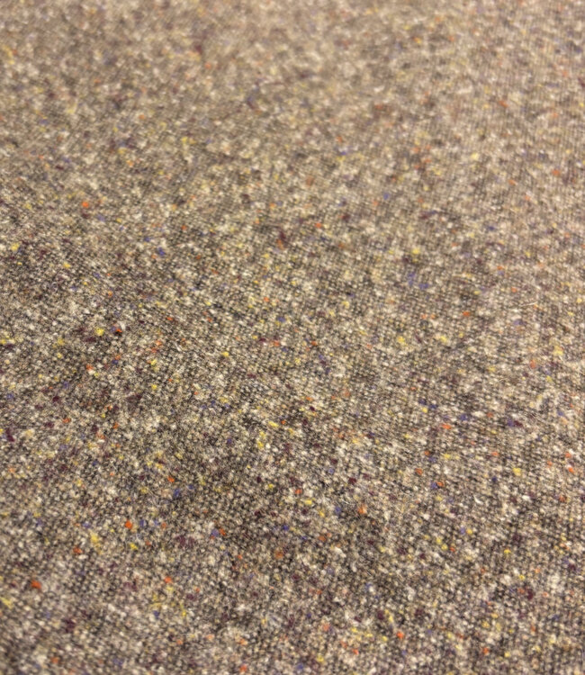 A la Ville Tweed rozig bruin - prachtige wol blend voor oa broeken