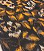 roest blurred flowers - geweven jacquard