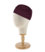 aubergine stoffenpakket Madeline chemomuts + slaapmuts MET PATROON