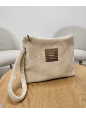 Madeline Lien Pouch - pakket voor 2 tasjes - beige