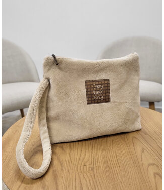 Madeline Lien Pouch - pack of 2 bags - beige