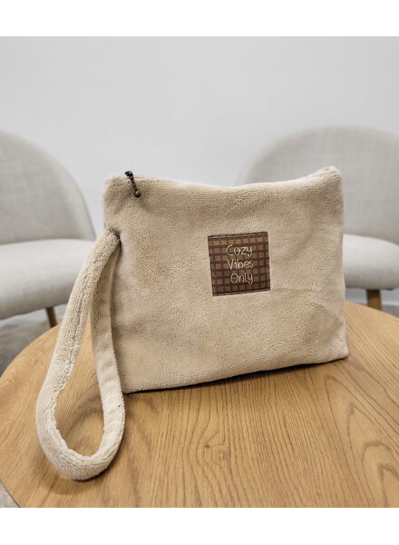 Madeline Lien Pouch - pakket voor 2 tasjes - beige