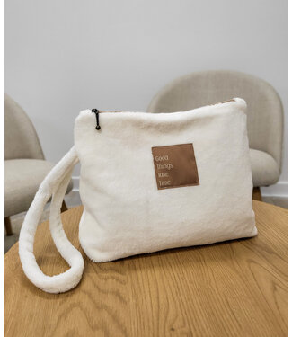 Madeline Lien Pouch - pakket voor 2 tasjes - gebroken wit