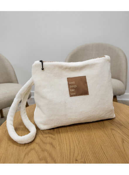 Madeline Lien Pouch - pack of 2 bags - off-white