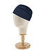 Madeline navy fabric package chemo cap + nightcap WITH PATTERN