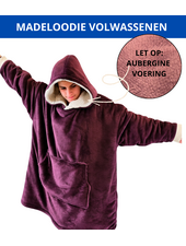 Madeline Patterns aubergine - VOLWASSENEN Madeloodie Stoffenpakket