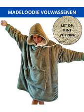 Madeline Patterns mint - VOLWASSENEN Madeloodie Stoffenpakket