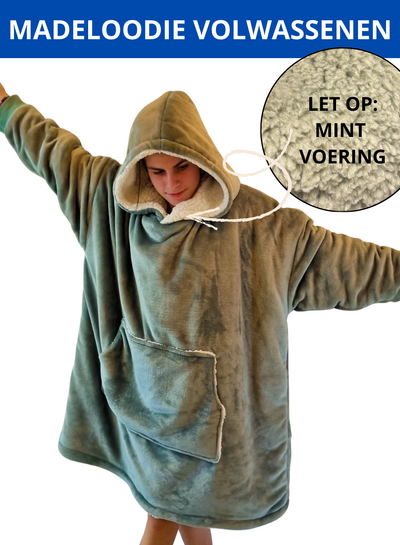 Madeline Patterns mint - VOLWASSENEN Madeloodie Stoffenpakket