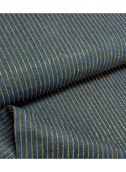 A la Ville Heavy Weight Denim rhinestone gold and exclusive - The Fashion Basement