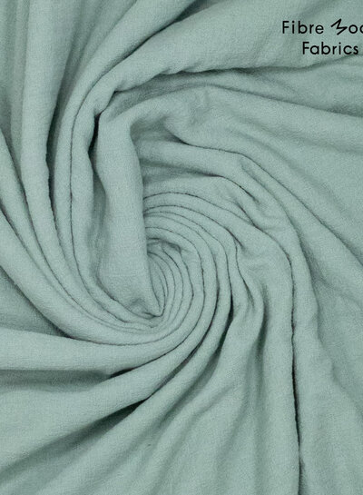 Fibremood aqua sea - katoen crepe - Mireya