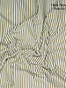 Fibremood green stripes - poplin cotton - Milena