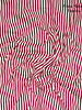 Fibremood red stripes - poplin cotton - Milena