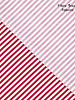 Fibremood red stripes - poplin cotton - Milena